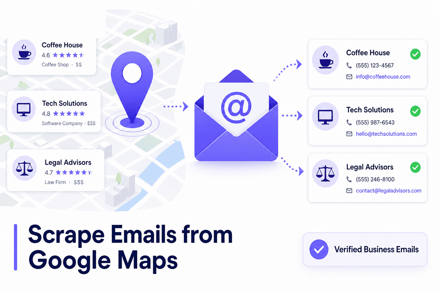 How to scrape emails from Google Maps for local business outreach