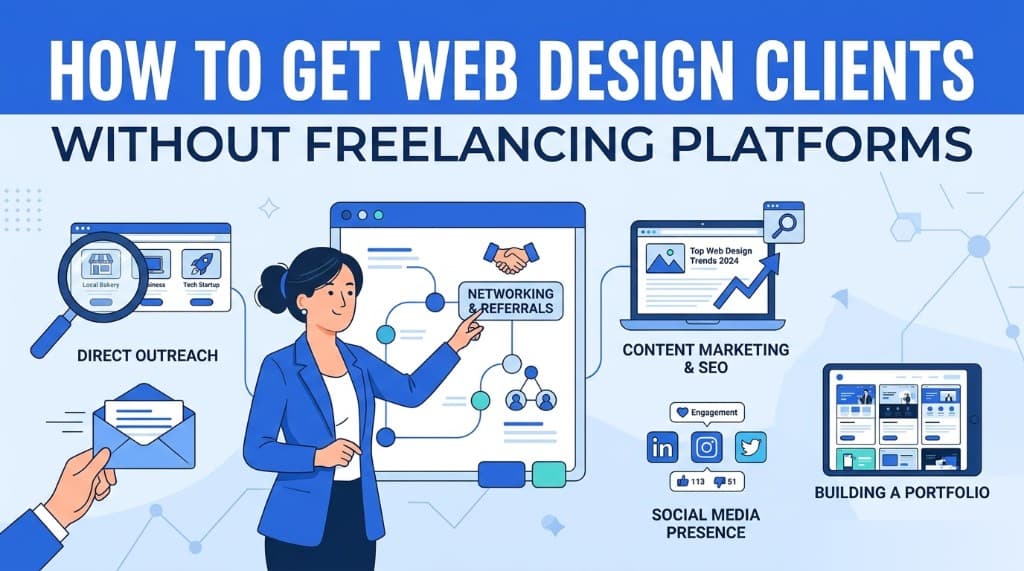 How to find web design clients without Upwork or Fiverr